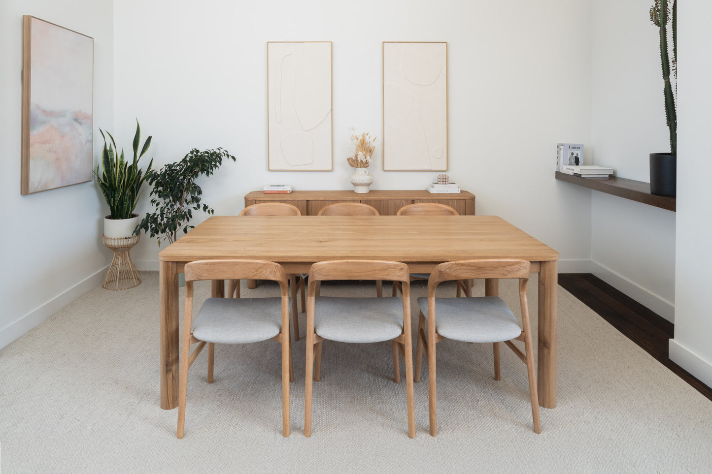 Solara Solid American Oak Dining Table
