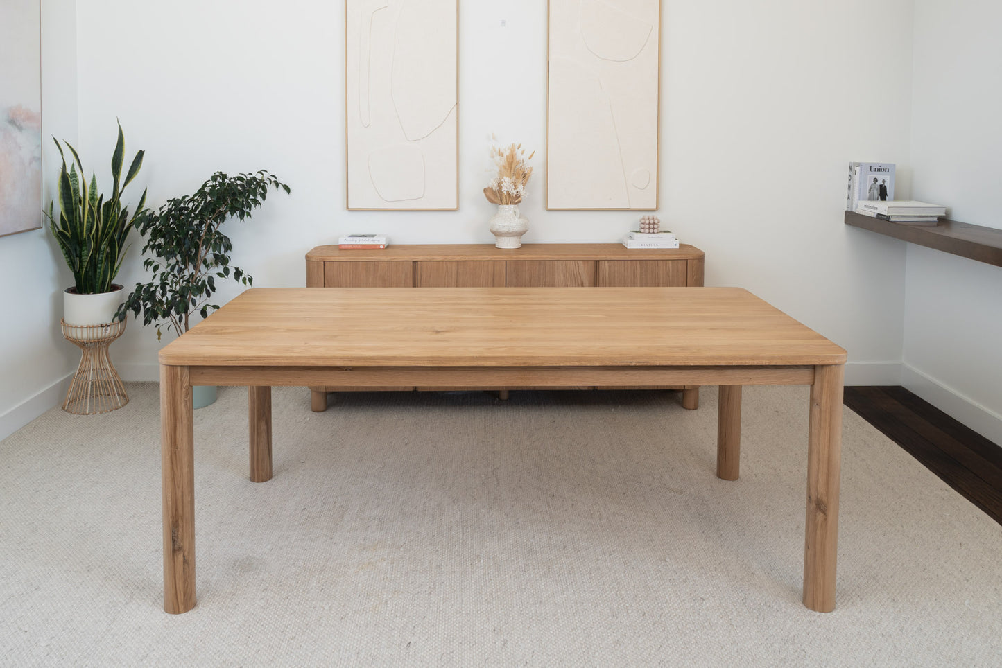 Solara Solid American Oak Dining Table