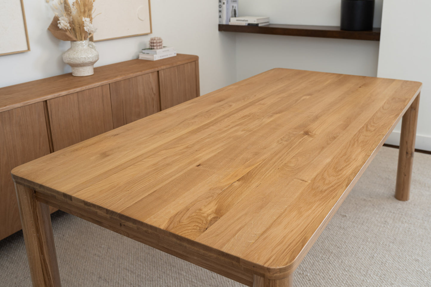 Solara Solid American Oak Dining Table