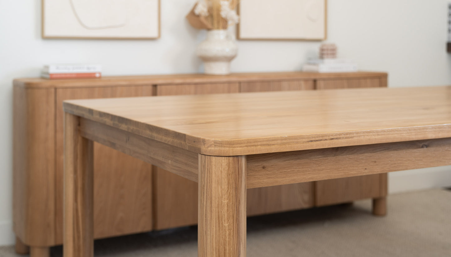 Solara Solid American Oak Dining Table