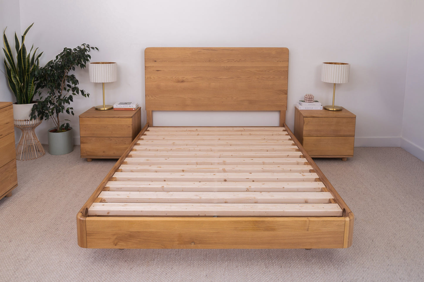 Haven American Oak Bed Frame