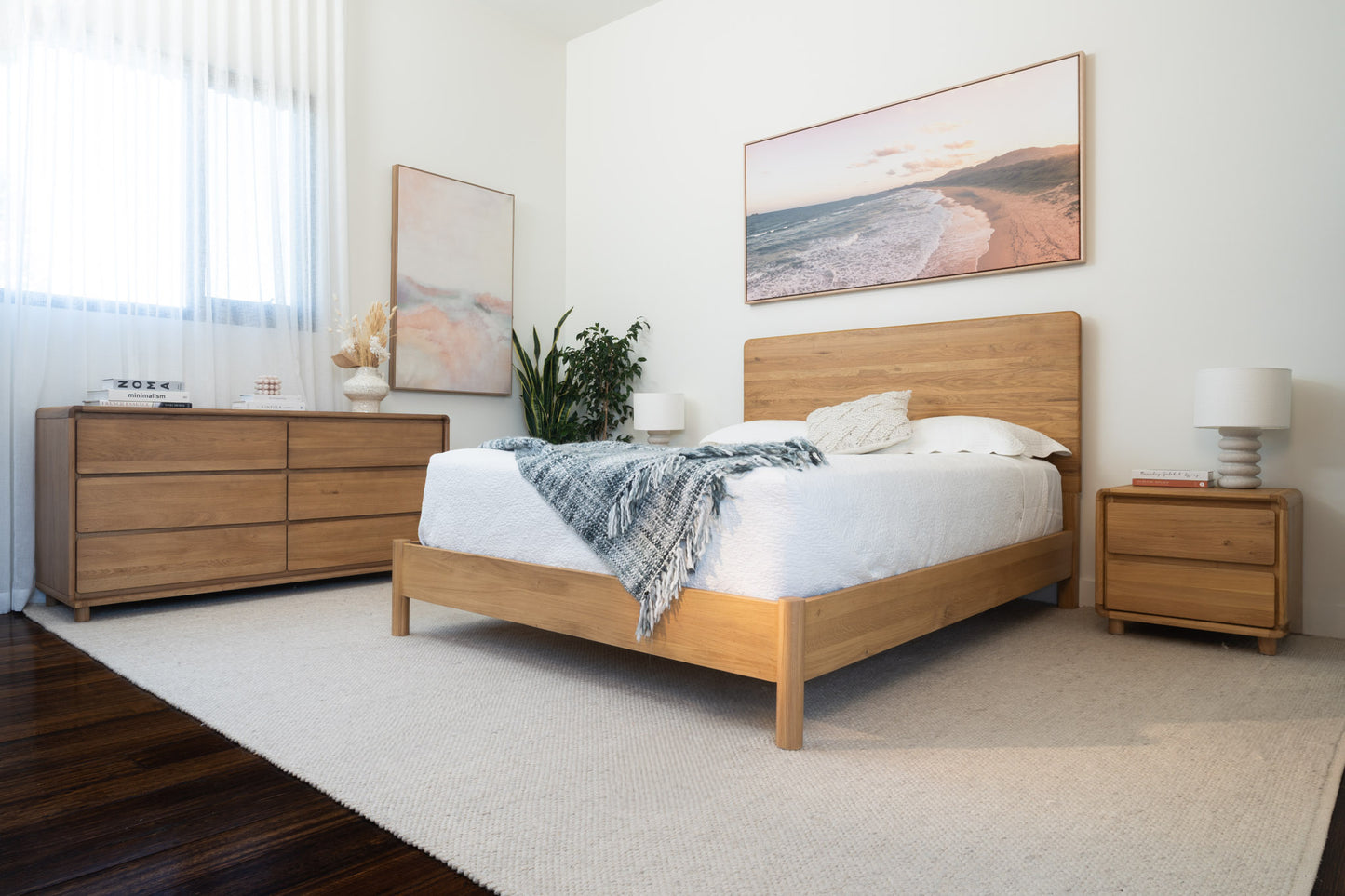 Solara Haven Solid American Oak Dresser