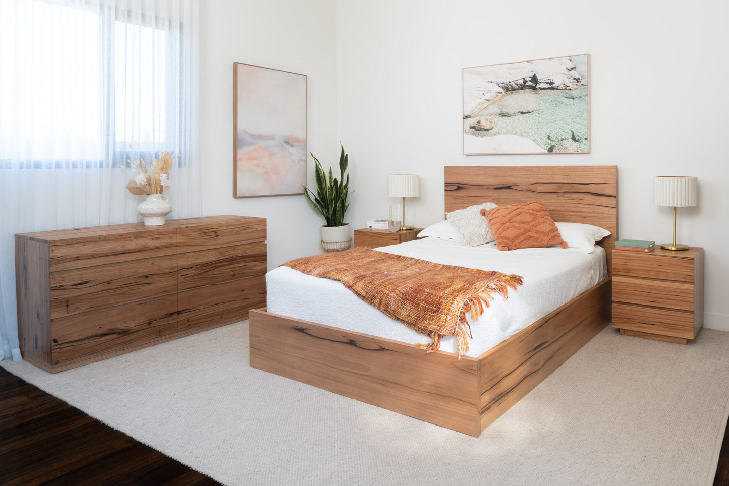 York Gas Lift Fully Solid Australian Bed Frame - Made in Australia