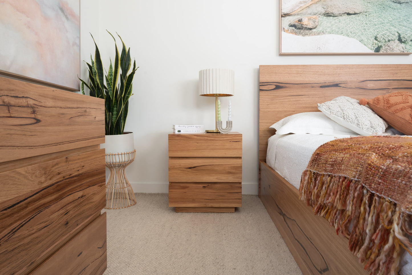 York Gas Lift Fully Solid Australian Bed Frame - Made in Australia