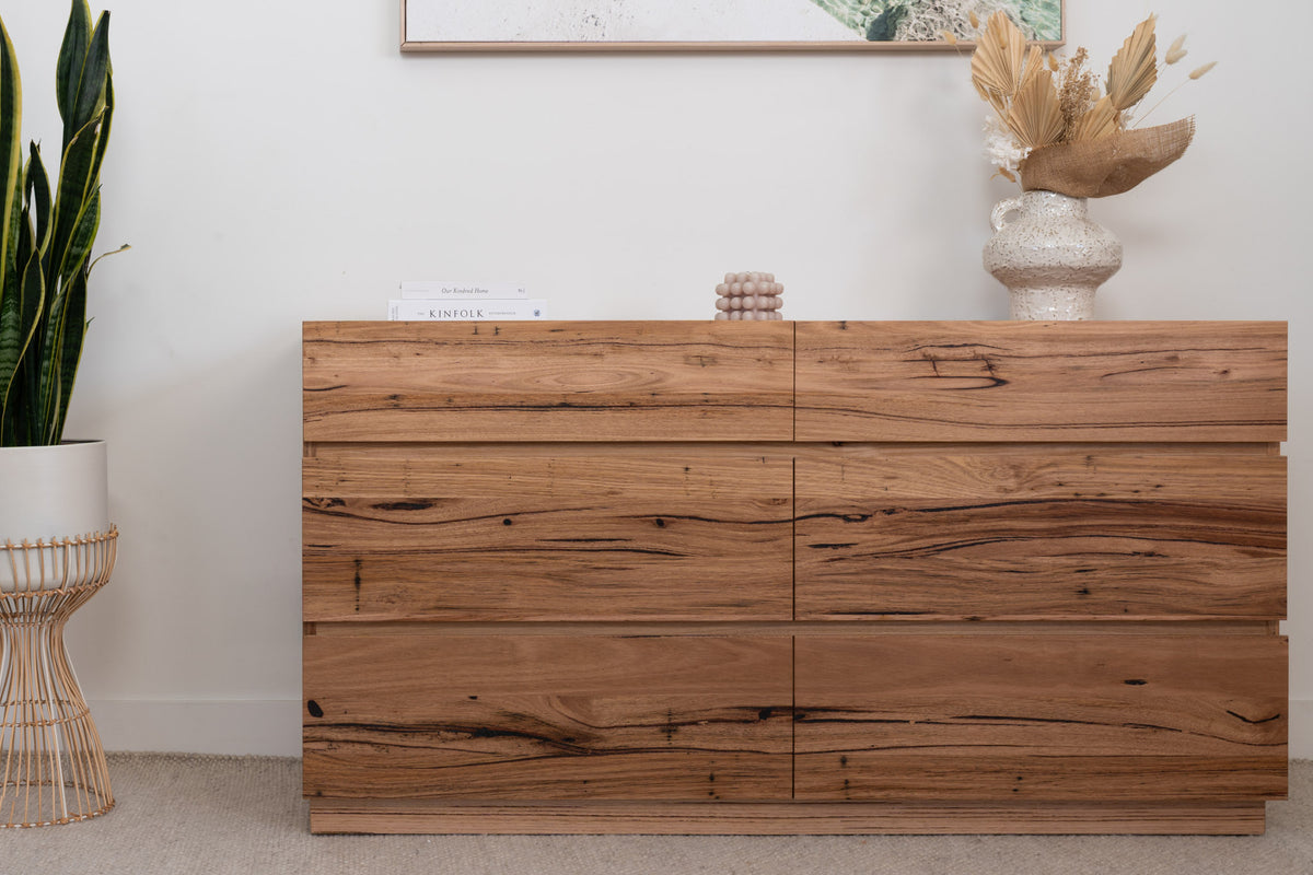 Ex Demo Noosa Messmate 6 drawer Dresser