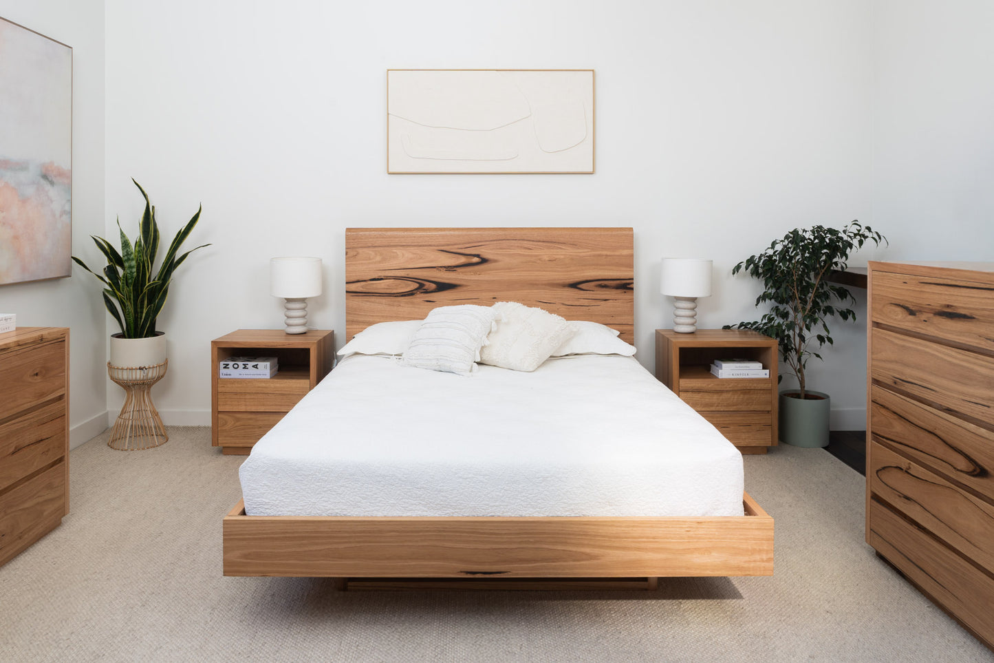 Kobe Live Edge Fully Solid Australian Bed Frame - Made in Australia