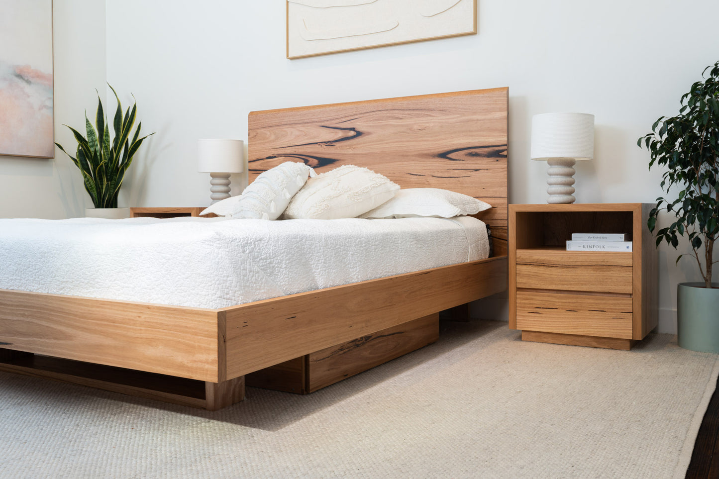 Kobe Live Edge Fully Solid Australian Bed Frame - Made in Australia