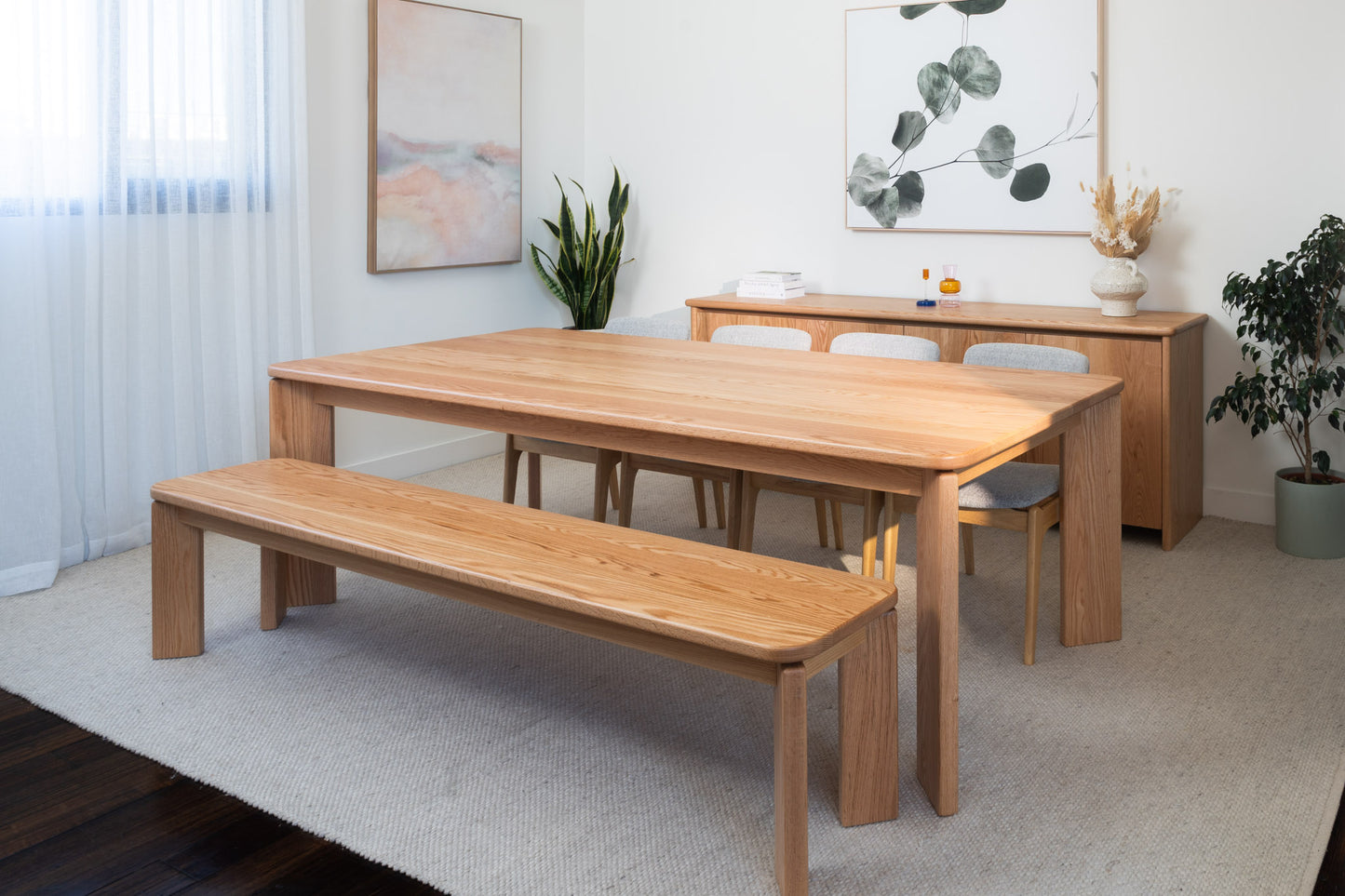Genesis Oak Bench Seat - Made in Australia
