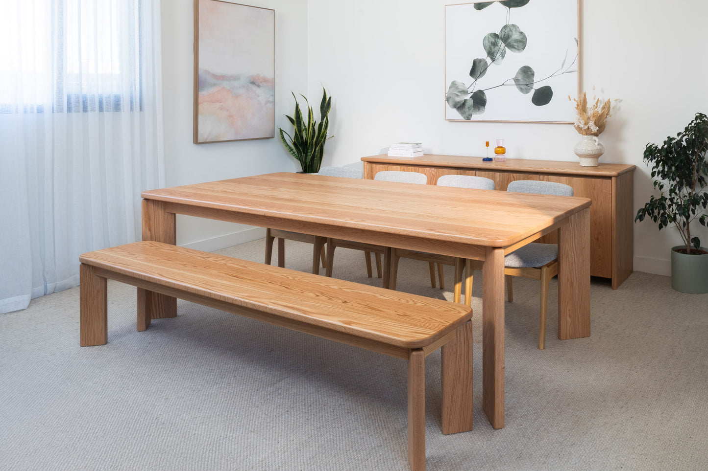 Genesis Oak Dining Table - Made in Australia