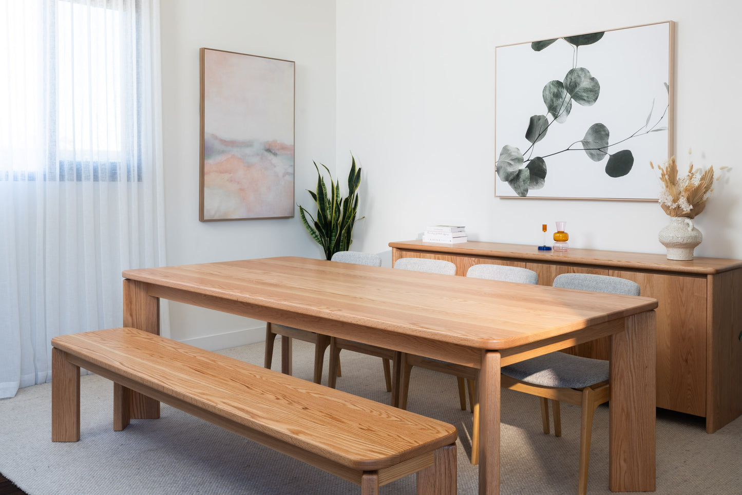 Genesis Oak Bench Seat - Made in Australia
