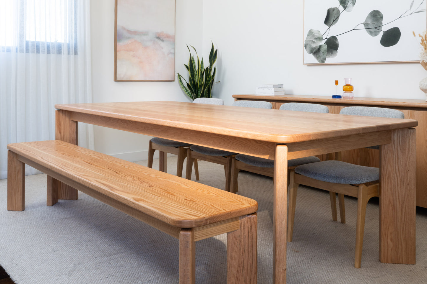 Genesis Oak Bench Seat - Made in Australia