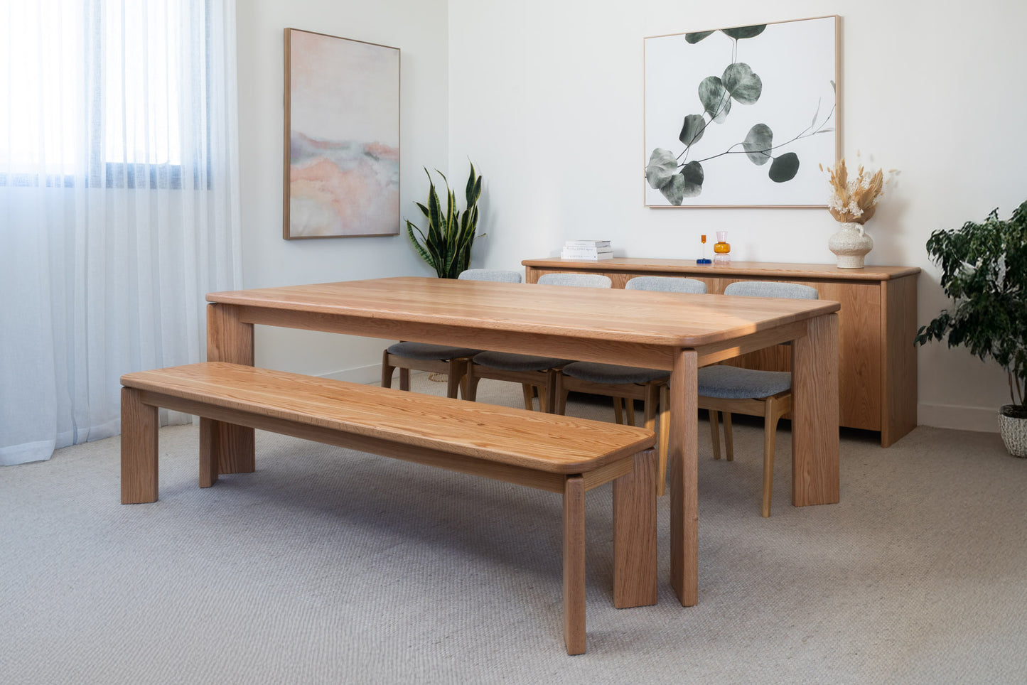 Genesis Oak Dining Table - Made in Australia
