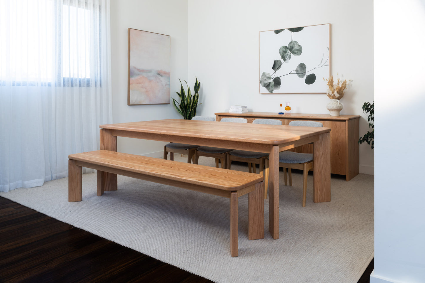 Genesis Oak Bench Seat - Made in Australia