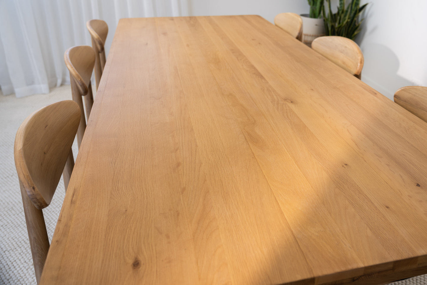 Solara Solid American Oak Dining Table