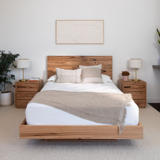 Kobe Straight Edge Fully Solid Australian Bed Frame - Made in Australia