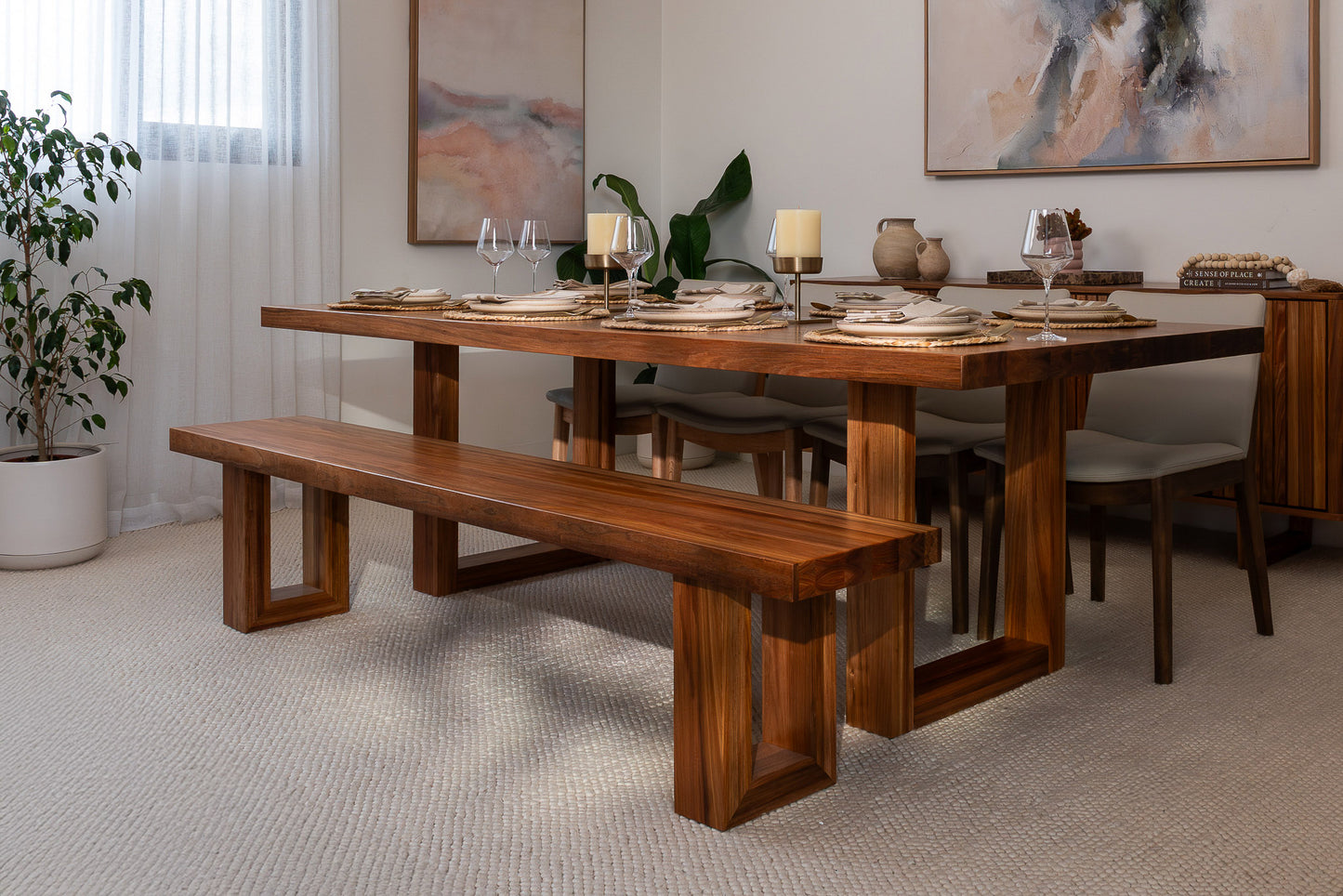 Hamilton Blackwood Bench Seat - Made in Australia