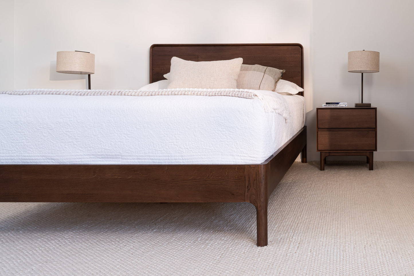 Emery Walnut Bedside Table