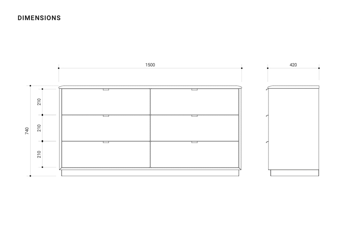 Monaco Messmate Dresser