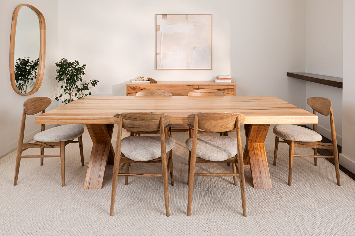 Eluna Marri Natural Upholstered Dining Chair
