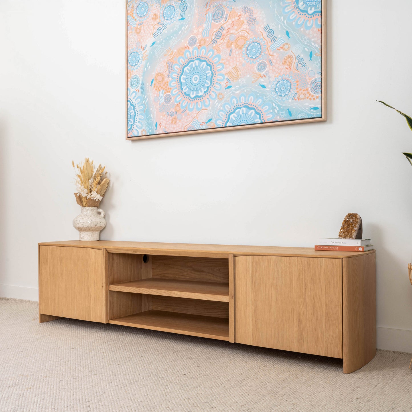 Eden American Oak TV Unit