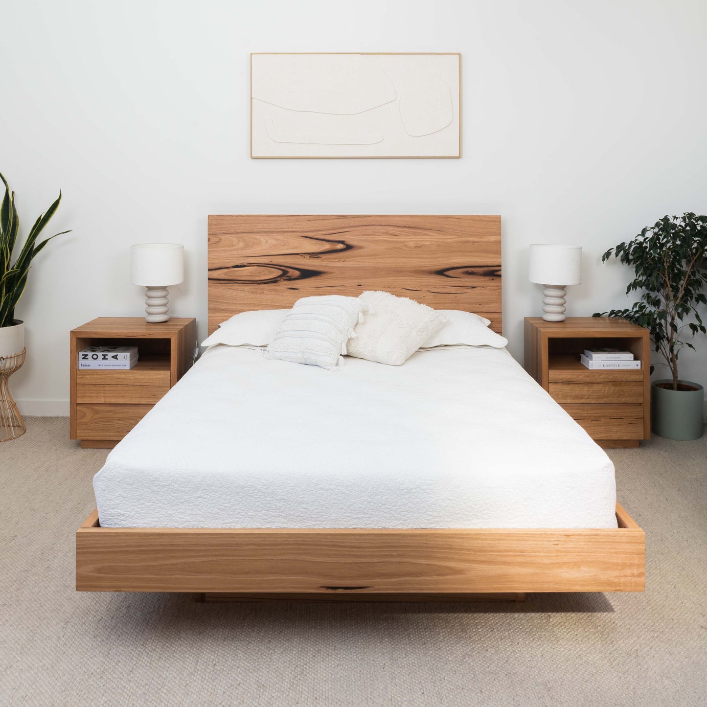 Kobe Straight Edge Fully Solid Australian Bed Frame - Made in Australia