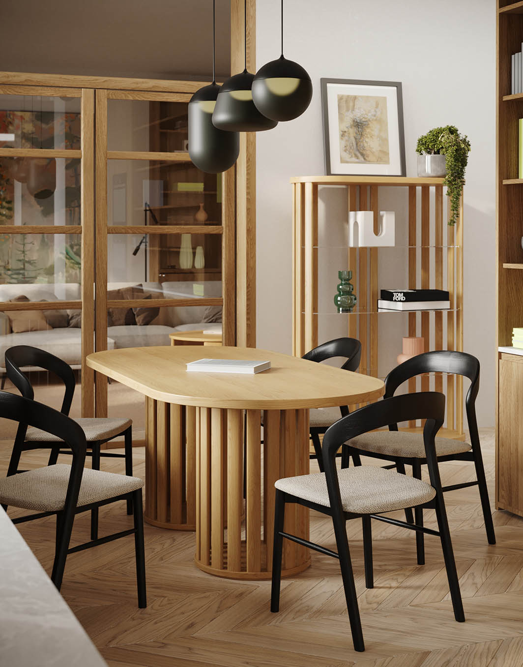 Lizzy American Oak Bookshelf