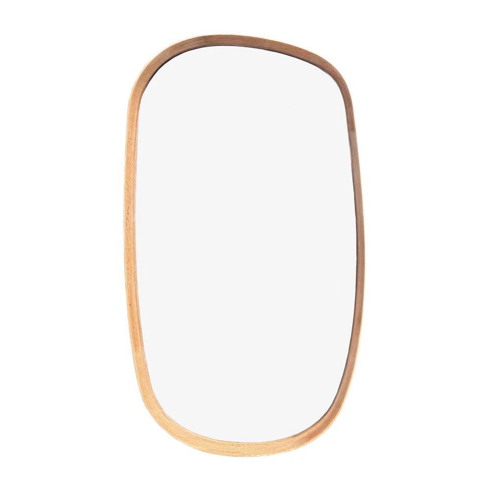 Barney Solid American Oak Mirror