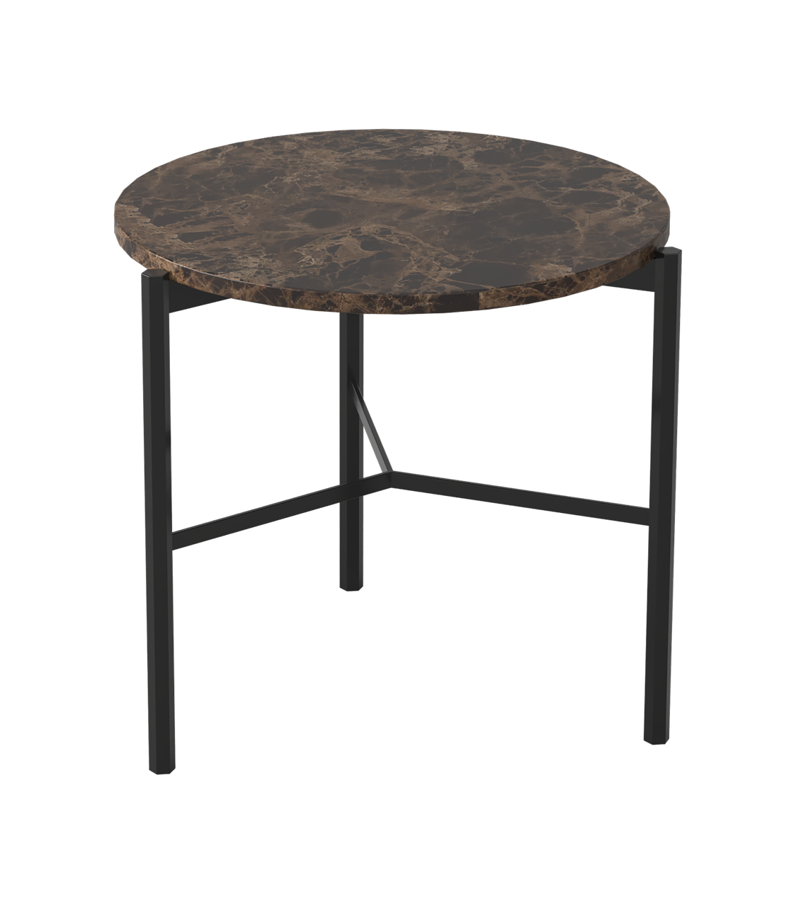 Ness Emperador Marble Lamp Table