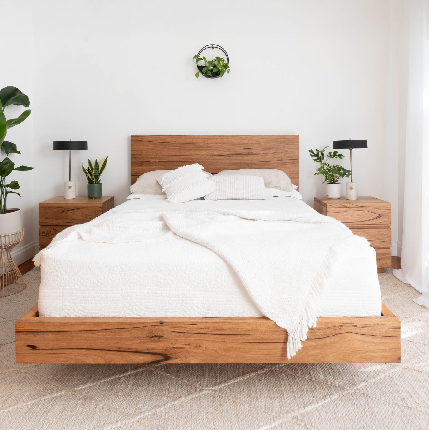 Osaka™️ Bed Frame Fully Solid Australian Hardwood - Made in Australia