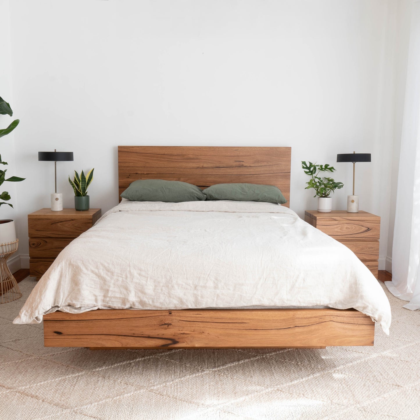 Osaka™️ Bed Frame Fully Solid Australian Hardwood - Made in Australia