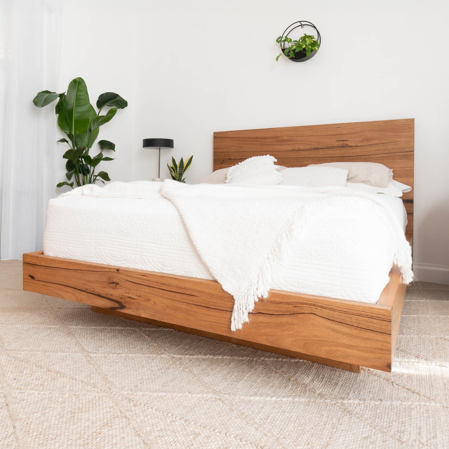 Osaka™️ Bed Frame Fully Solid Australian Hardwood - Made in Australia