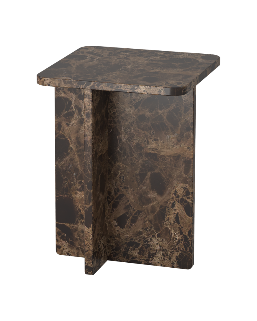 Pier Emperador Marble Side Table