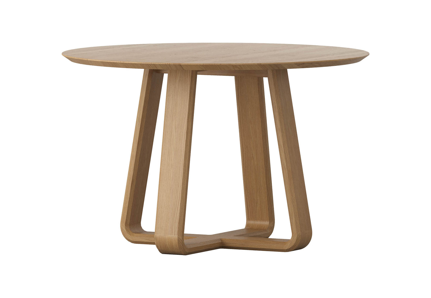Prism American Oak Round Dining Table
