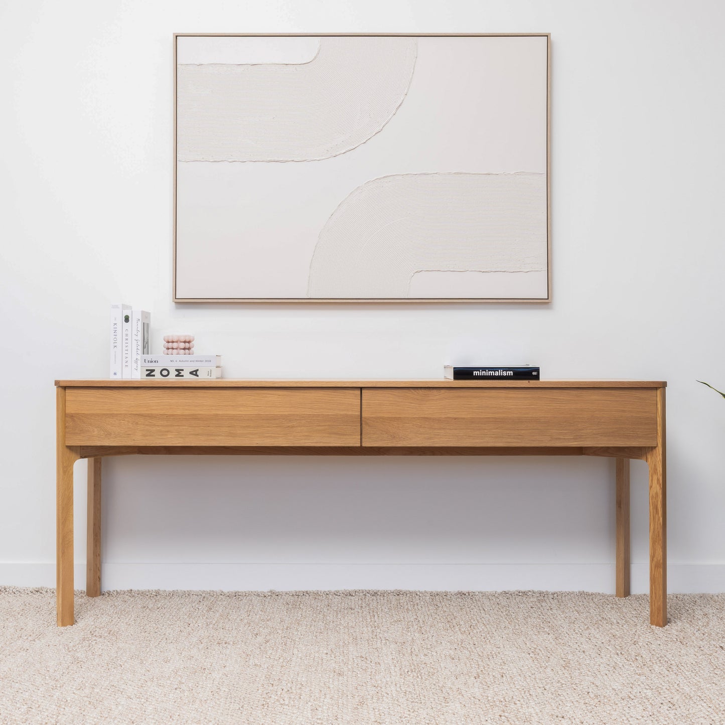 Achilles American Oak Hall Table