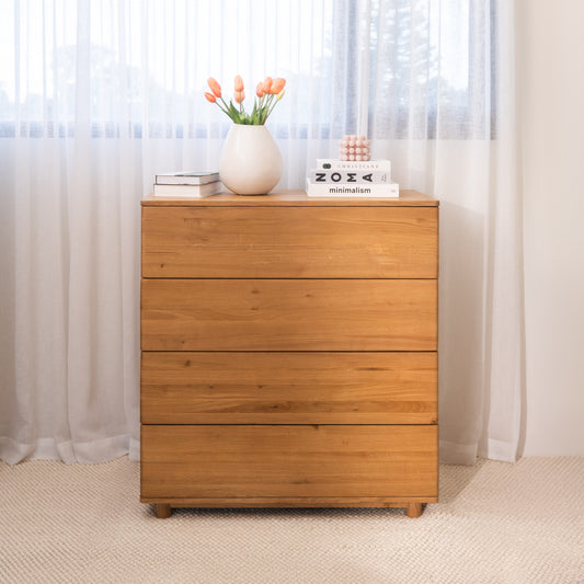 Solara Eclipse Solid American Oak Tallboy