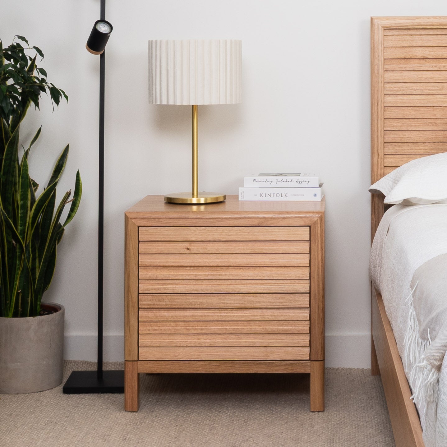 Luna Tasmanian Oak Bedside Table