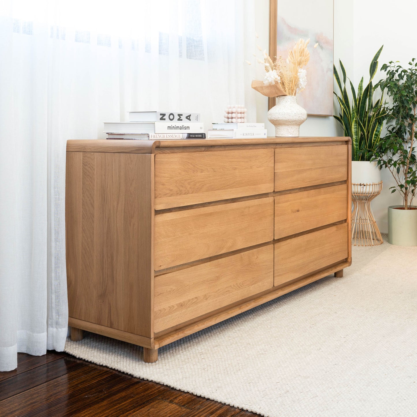 Solara Haven Solid American Oak Dresser