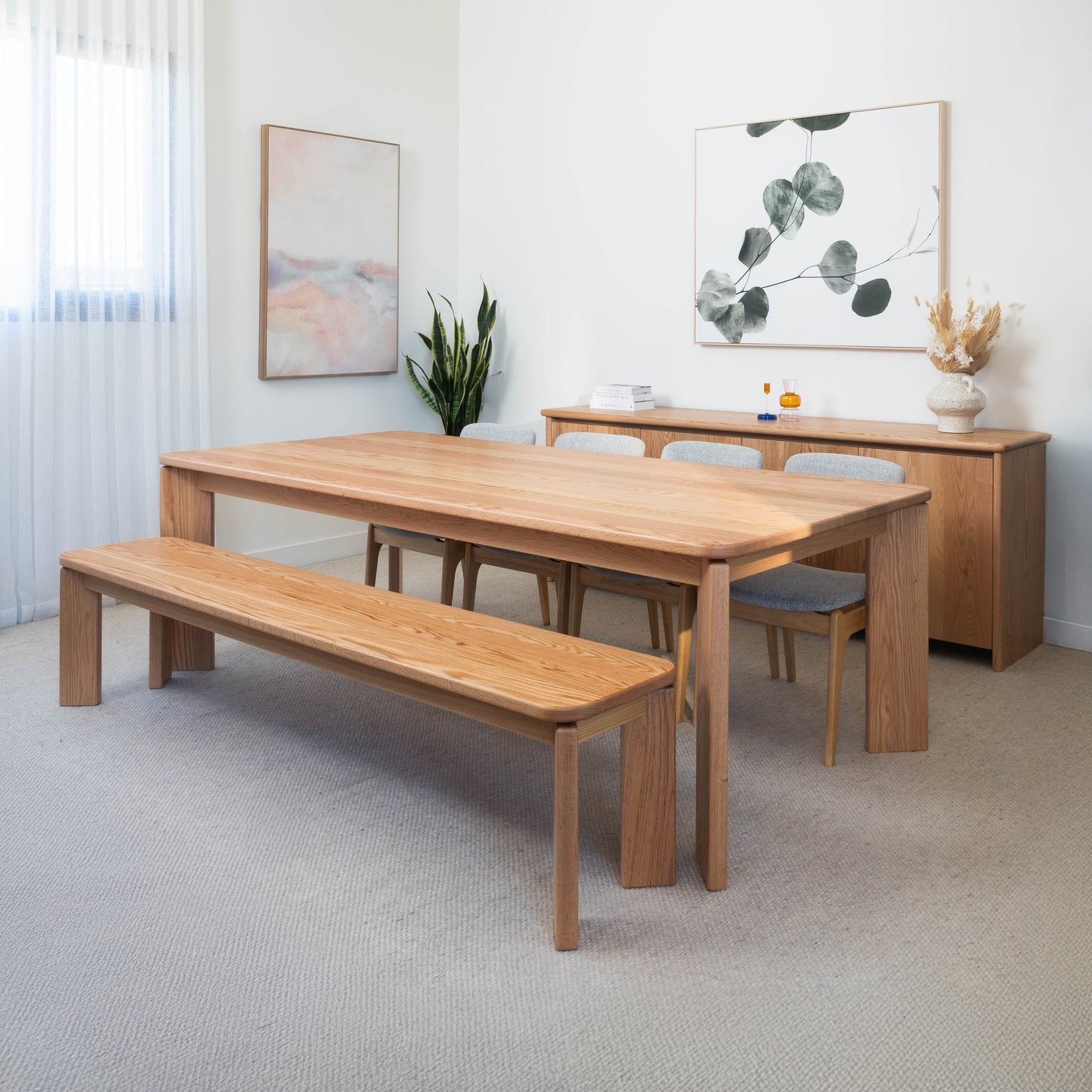 Genesis Oak Dining Table - Made in Australia
