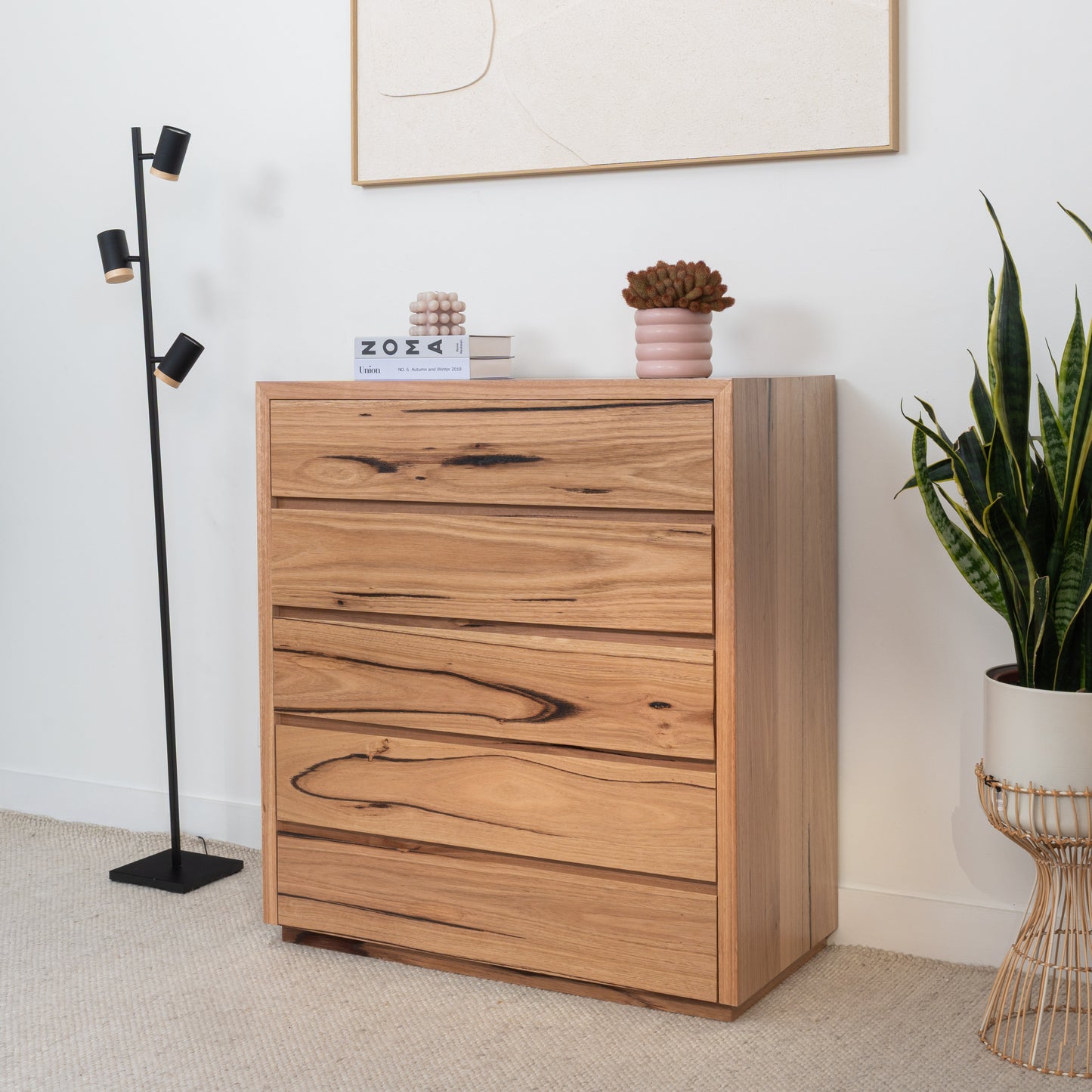 Cape Town 5 Drawer Tallboy - Made in Australia