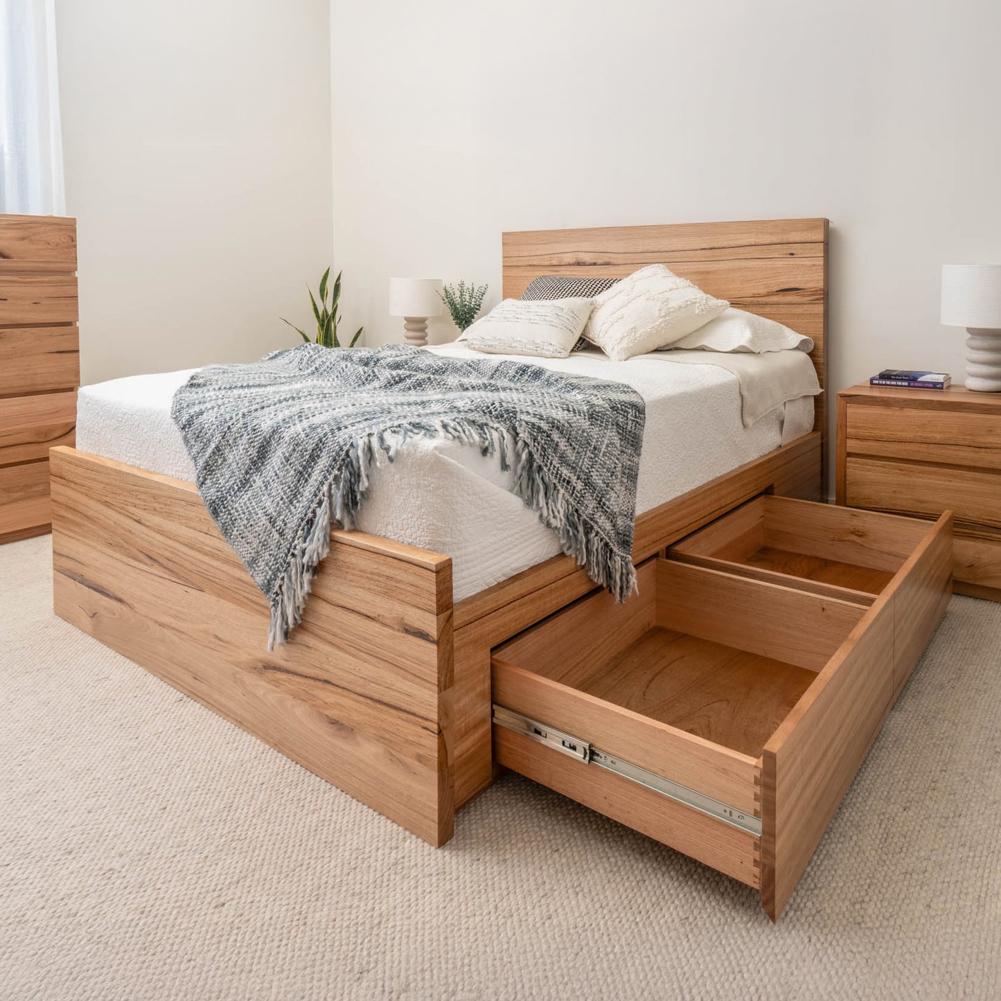 York 4 Drawer Bed Frame - Made in Australia
