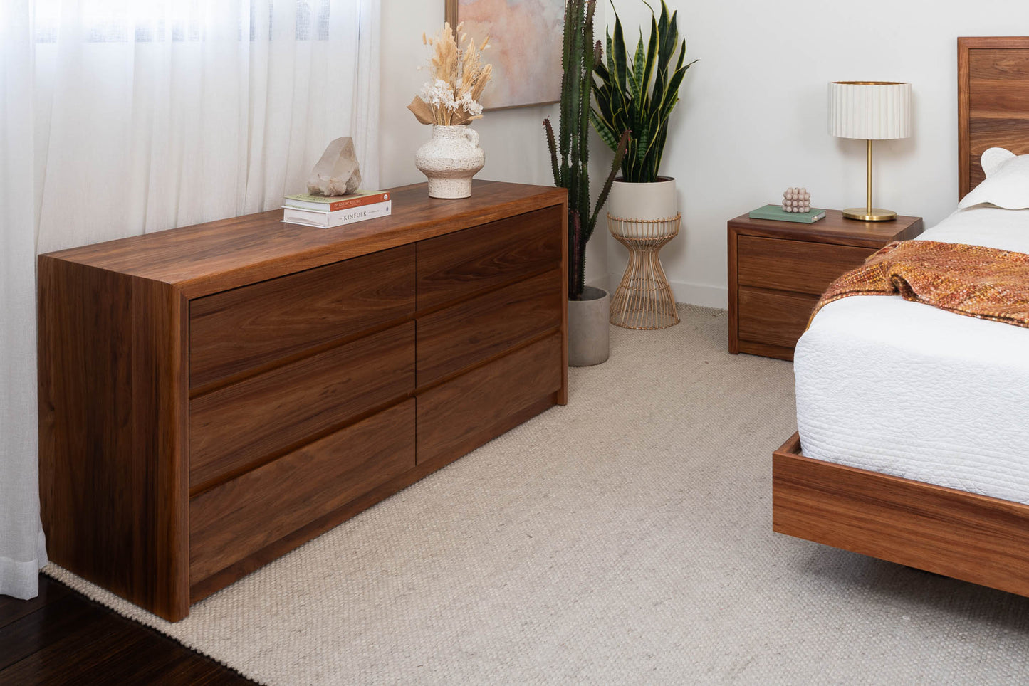 Yakka Blackwood Heritage 6 Drawer Dresser