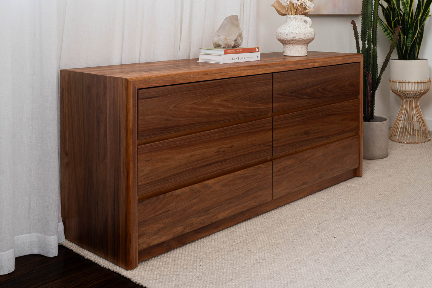 Yakka Blackwood Heritage 6 Drawer Dresser