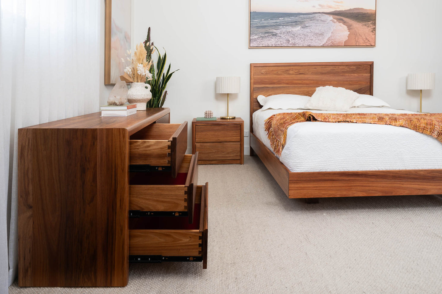 Yakka Blackwood Heritage 6 Drawer Dresser