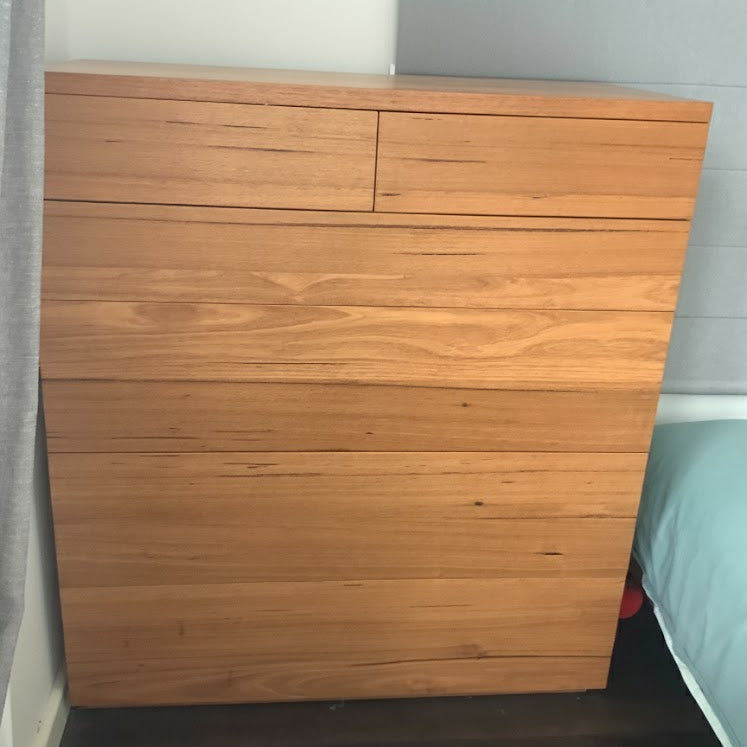 Ex Demo Elijah Tallboy with Sand Stain finish - Brisbane Showroom