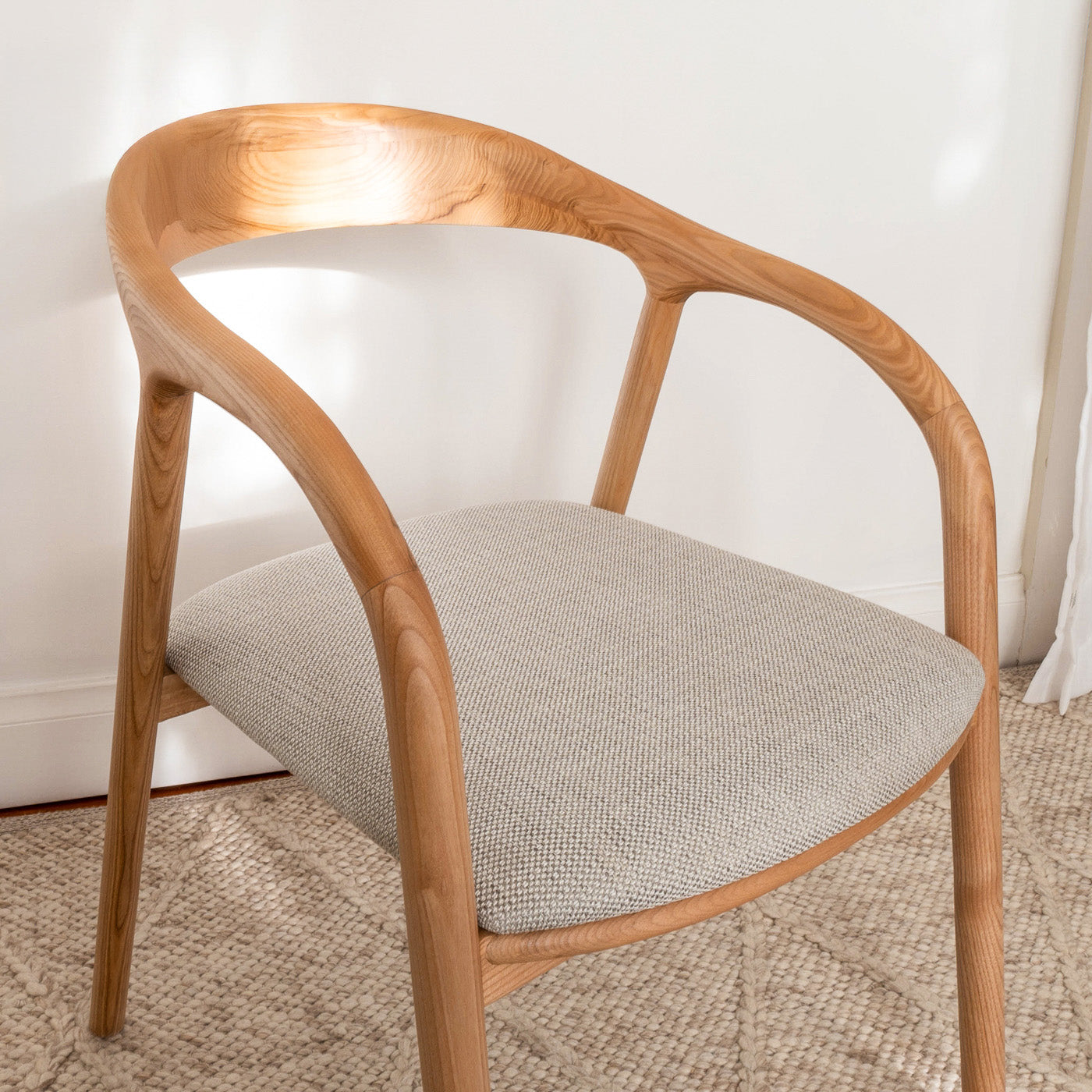 Njord Solid Ash Dining Arm Chair