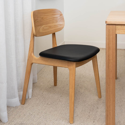 Bergen Dining Chair (Natural with choice of seat cushion)
