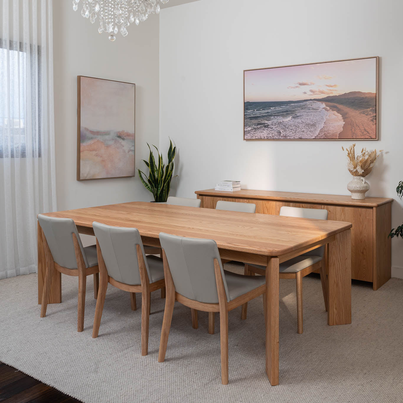 Genesis Oak Dining Table - Made in Australia
