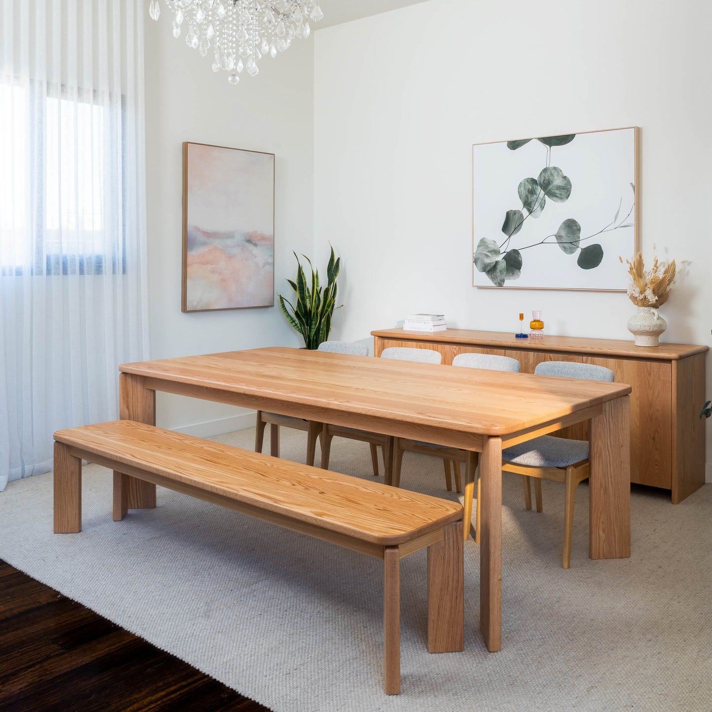 Genesis Oak Bench Seat - Made in Australia