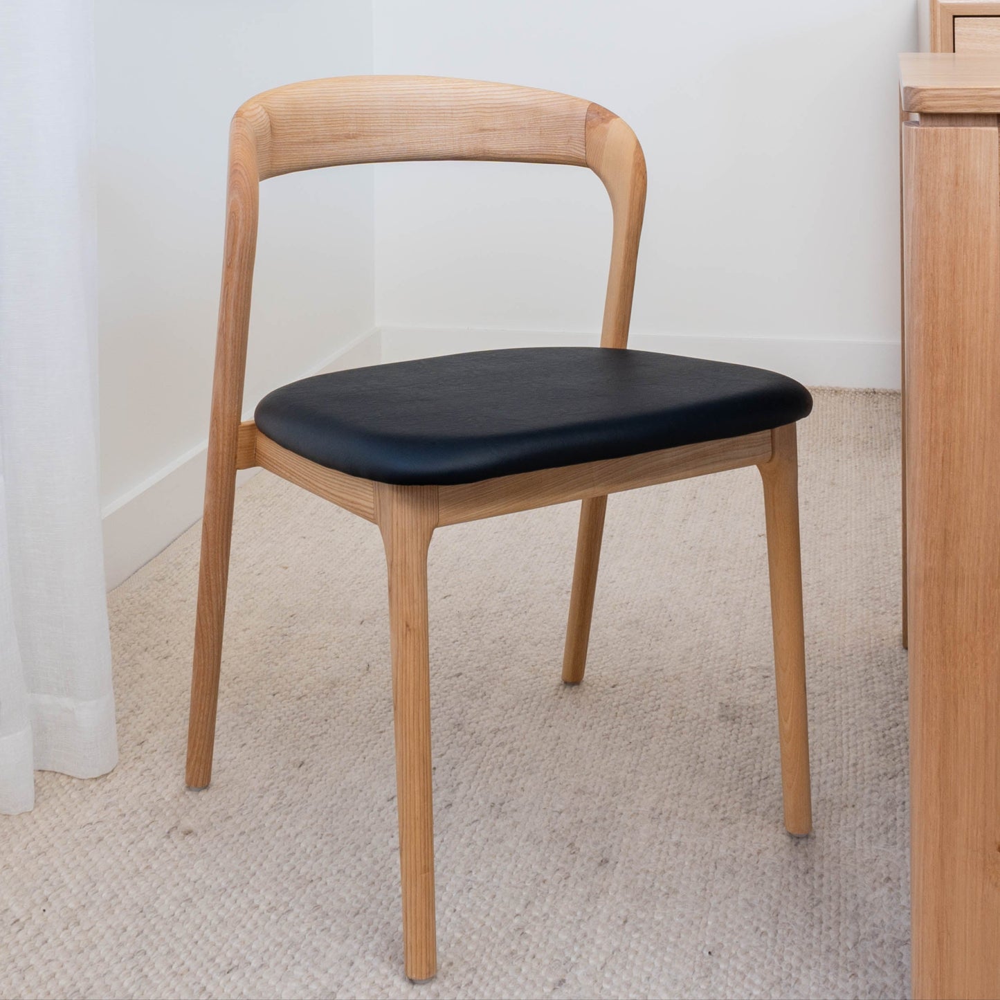 Sophie Solid American Ash Oak Hardwood Dining Chair