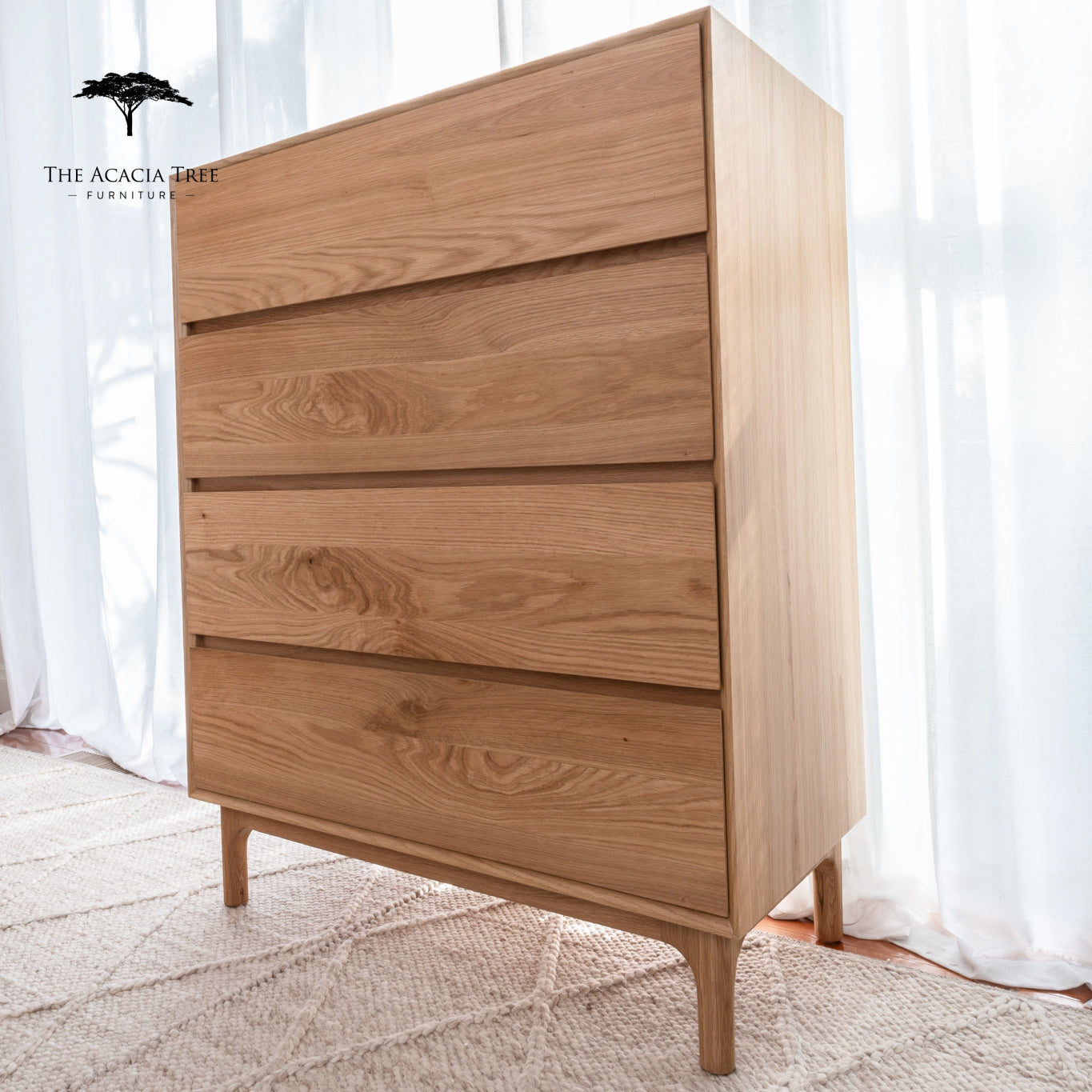 Emery American Oak Tallboy – The Acacia Tree